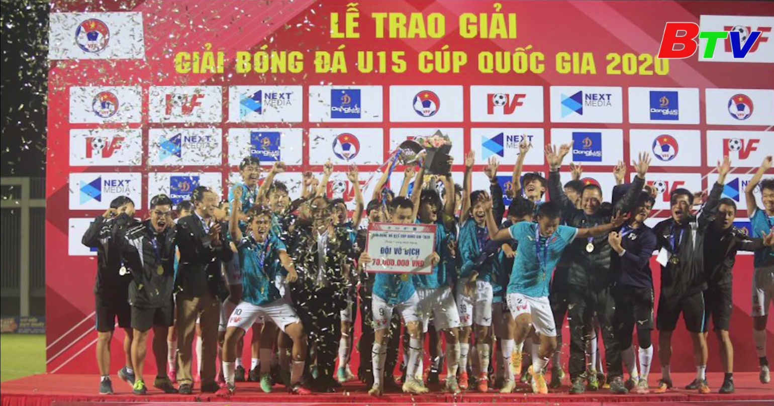 PVF vô địch Vòng chung kết U15 Cúp Quốc gia 2020