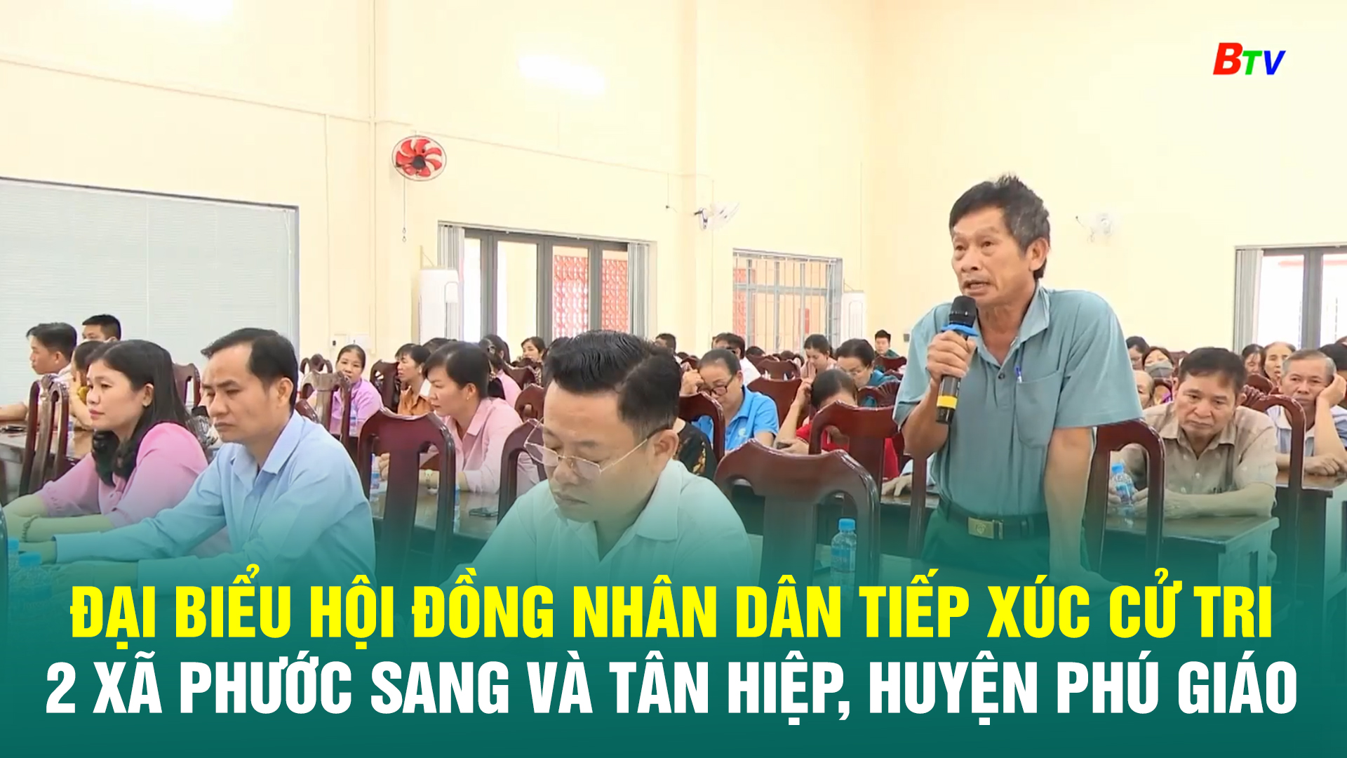 Đại biểu Hội đồng Nhân dân tiếp xúc cử tri 2 xã Phước Sang và Tân Hiệp, huyện Phú Giáo