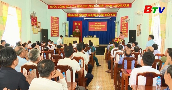 	Hội nghị lấy ý kiến cử tri phường Vĩnh Tân, thị xã Tân Uyên