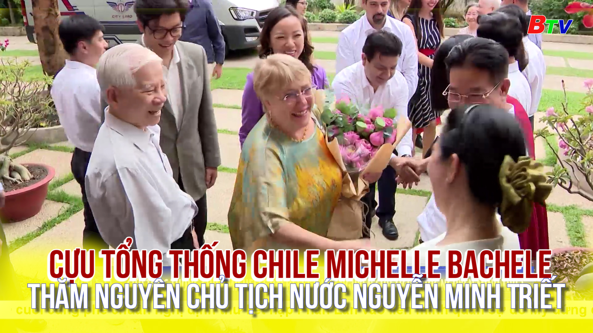Cựu Tổng thống Chile Michelle Bachele thăm nguyên Chủ tịch nước Nguyễn Minh Triết