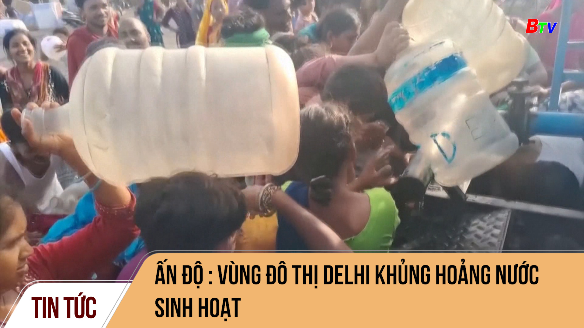 Ấn Độ : Vùng đô thị Delhi khủng hoảng nước sinh hoạt