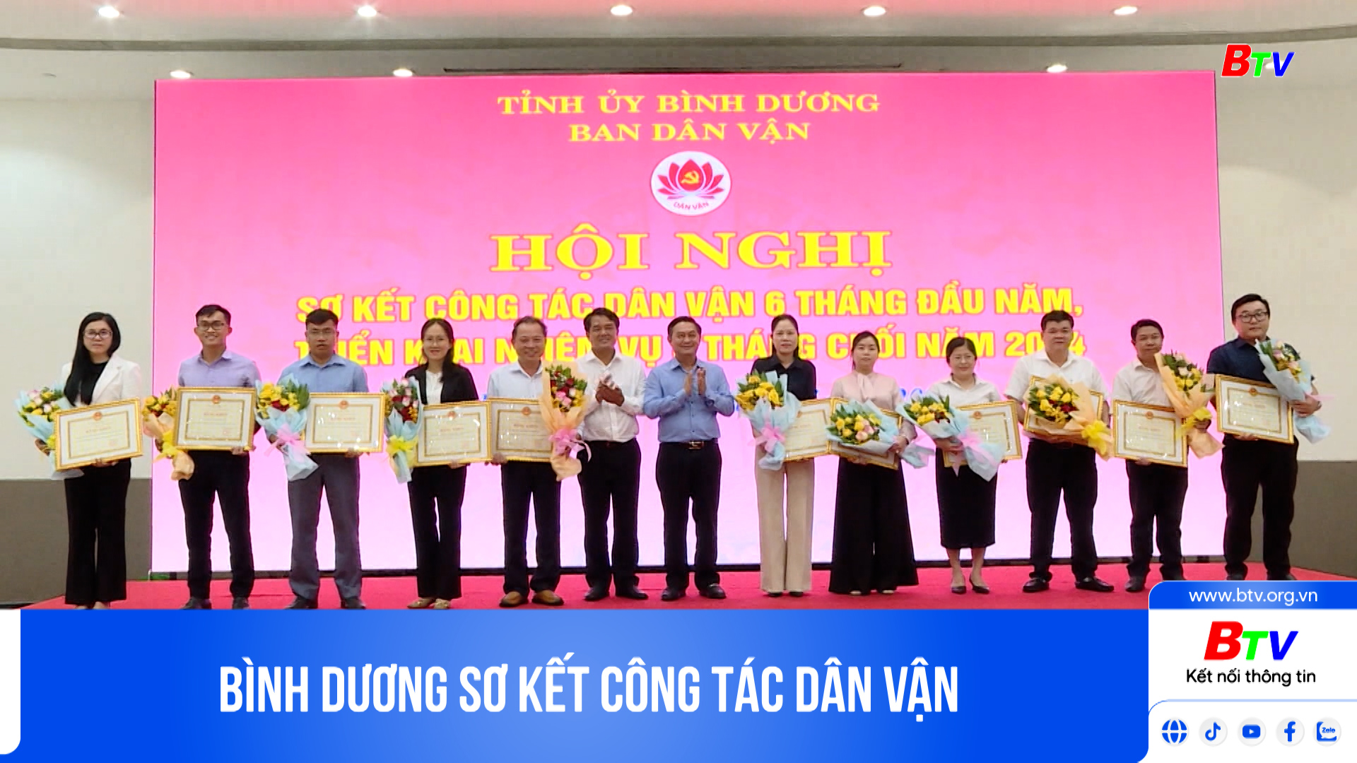 Bình Dương sơ kết công tác dân vận