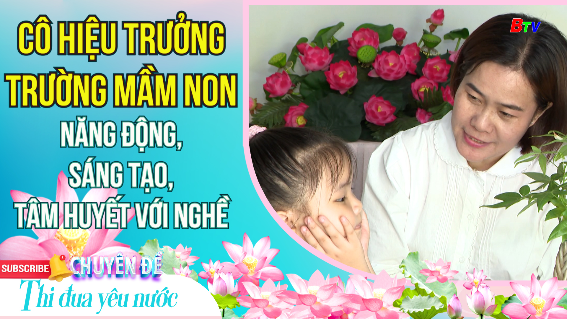 Cô Hiệu trưởng trường mầm non: năng động, sáng tạo, tâm huyết với nghề