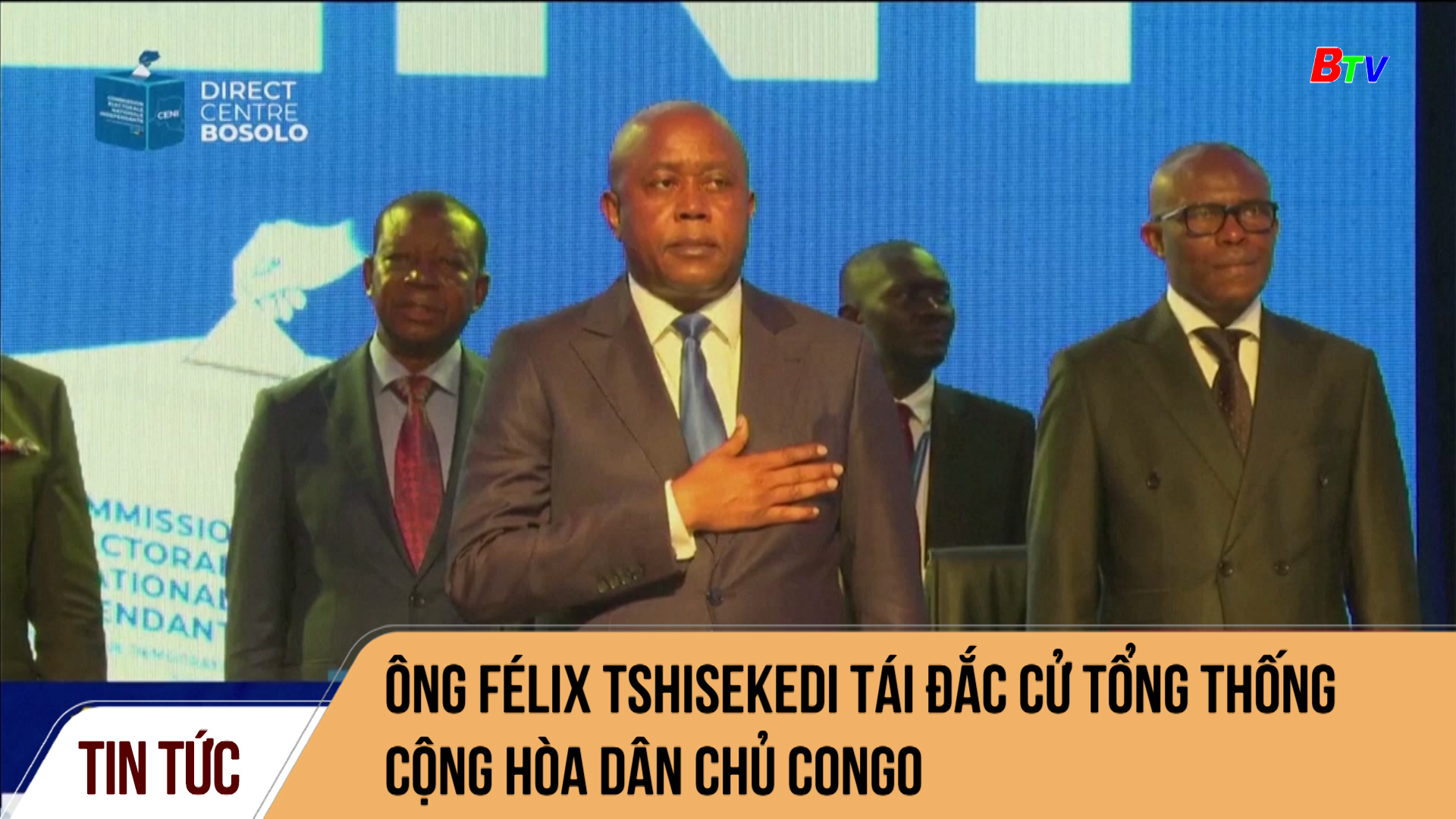 Ông Félix Tshisekedi tái đắc cử Tổng thống Cộng hòa Dân chủ Congo
