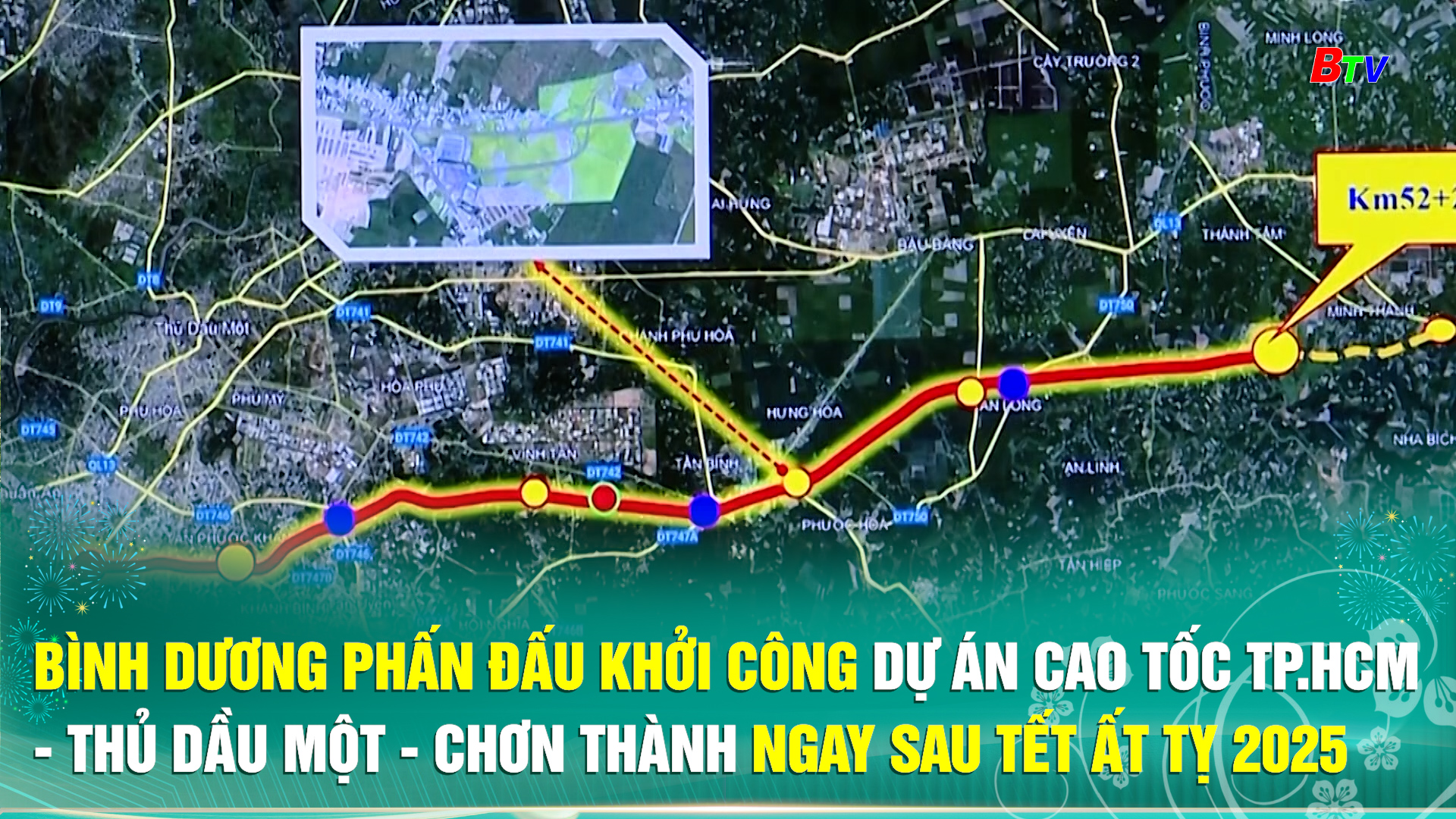 Bình Dương phấn đấu khởi công dự án cao tốc TP.HCM - Thủ Dầu Một - Chơn Thành ngay sau Tết Ất Tỵ 2025