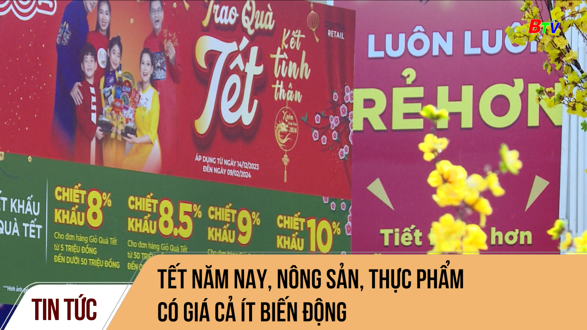 Tết năm nay, nông sản, thực phẩm có giá cả ít biến động