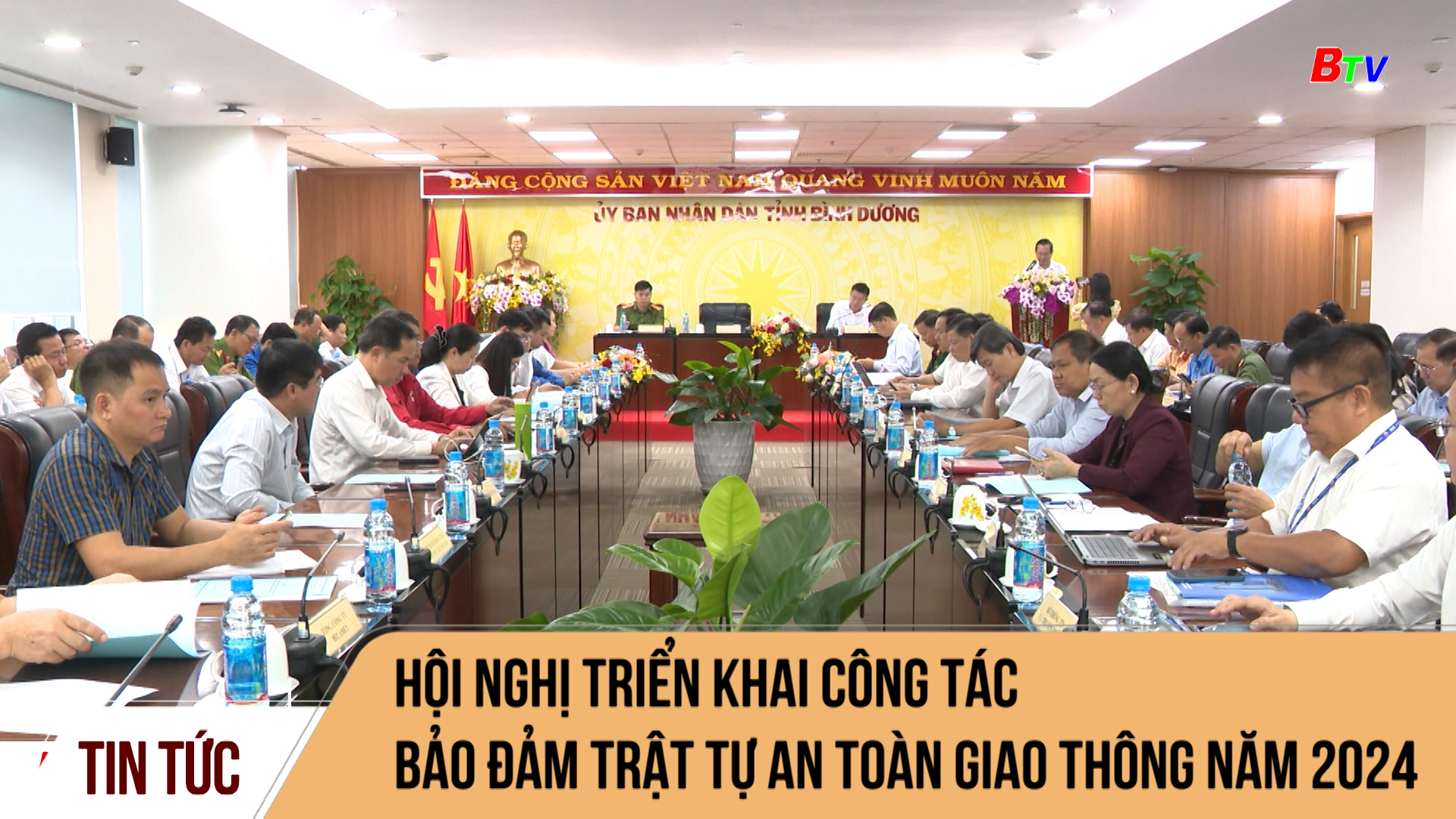 Hội nghị triển khai công tác bảo đảm trật tự an toàn giao thông năm 2024