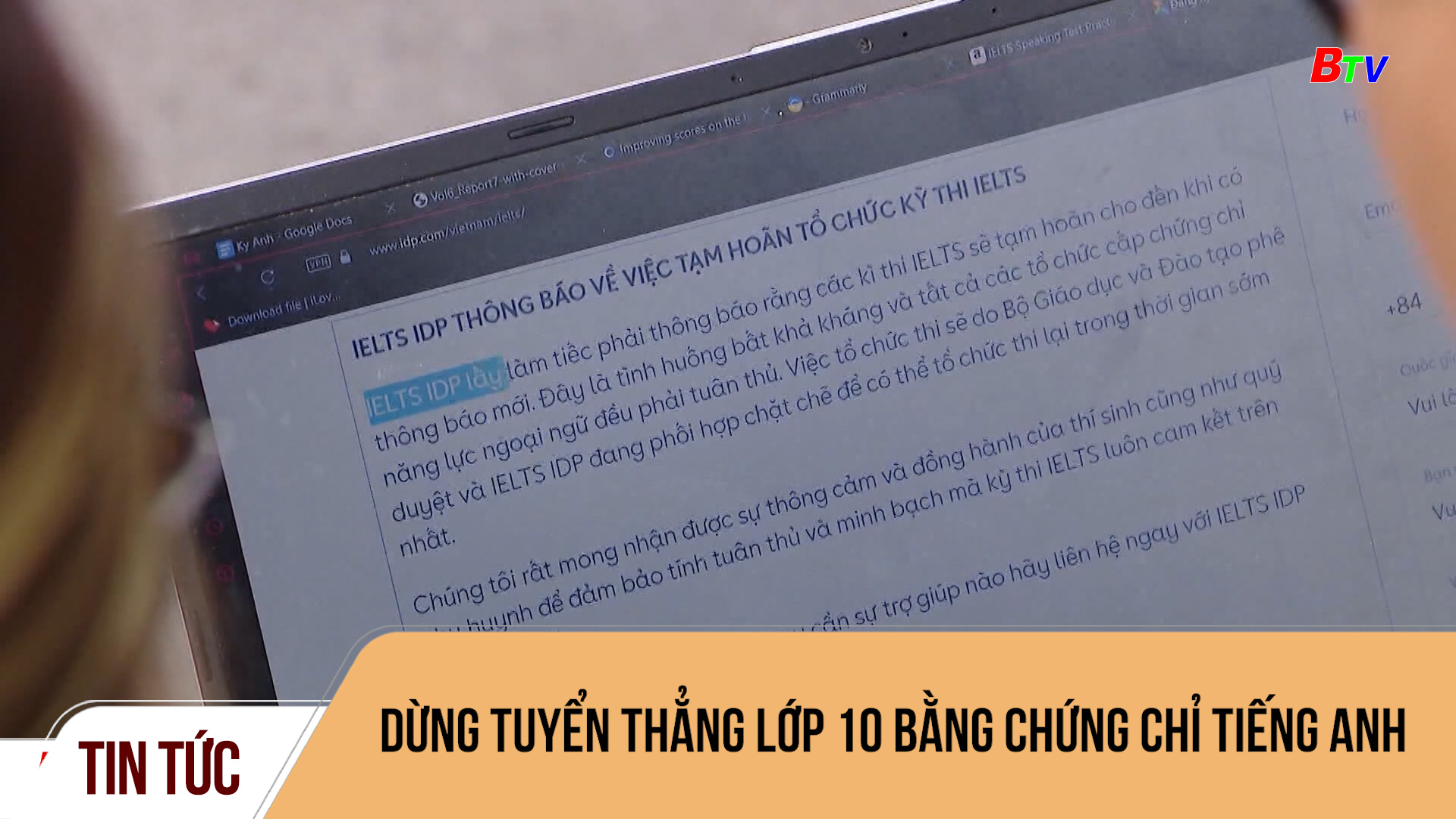 Dừng tuyển thẳng lớp 10 bằng chứng chỉ tiếng Anh