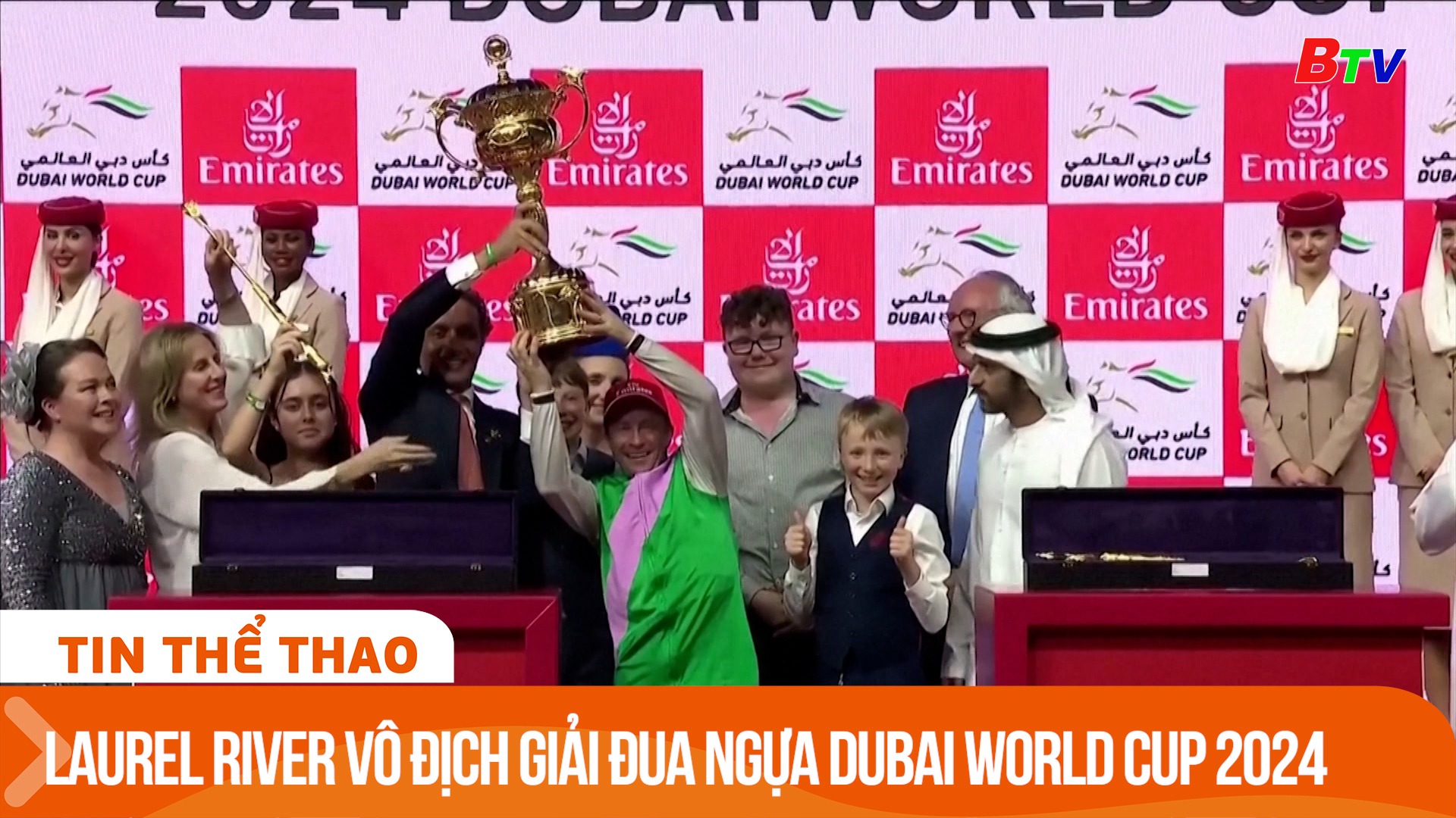 Laurel River vô địch Giải đua ngựa Dubai World Cup 2024 | Tin Thể thao 24h