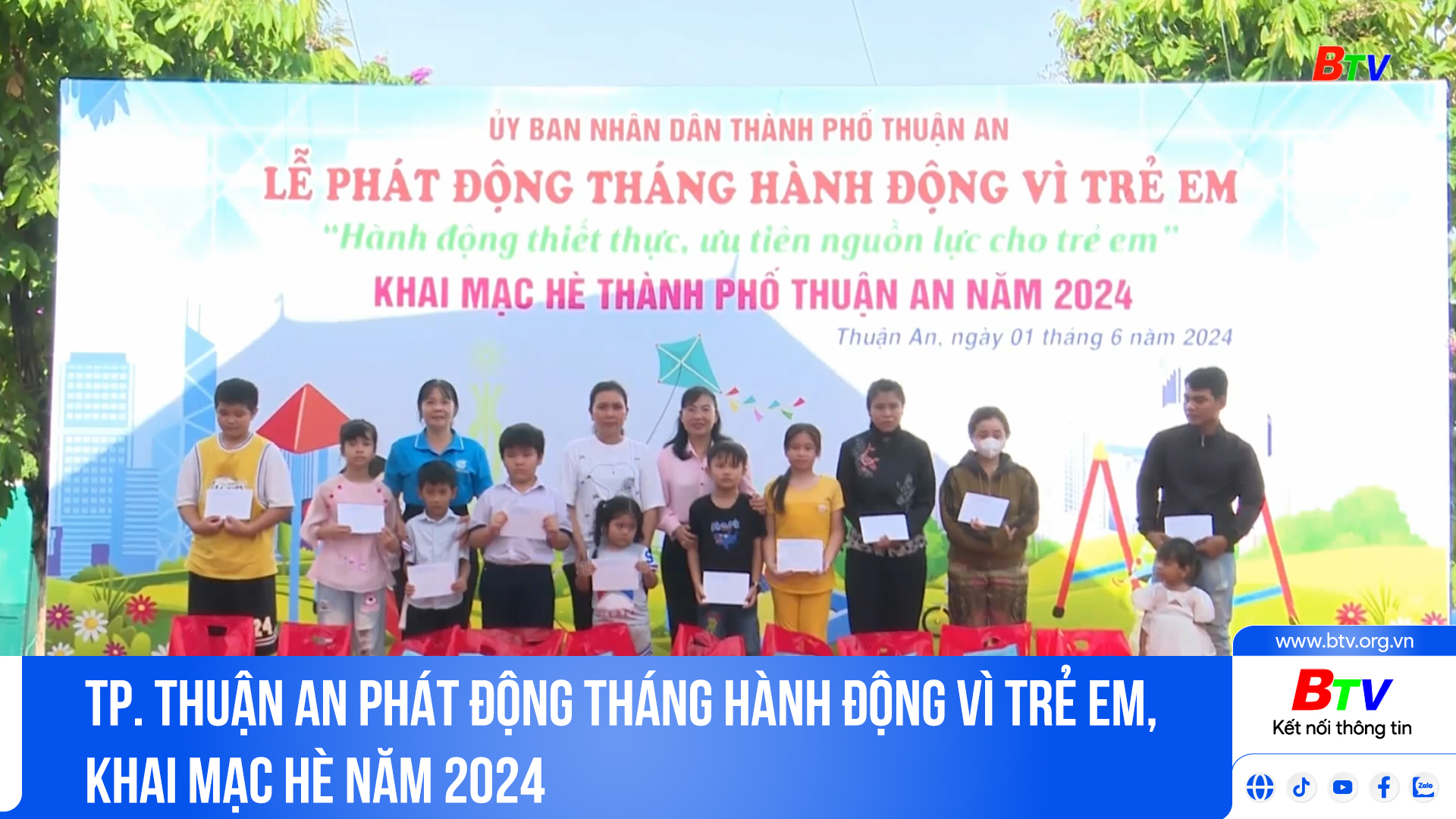 TP. Thuận An phát động Tháng hành động vì trẻ em, khai mạc hè năm 2024