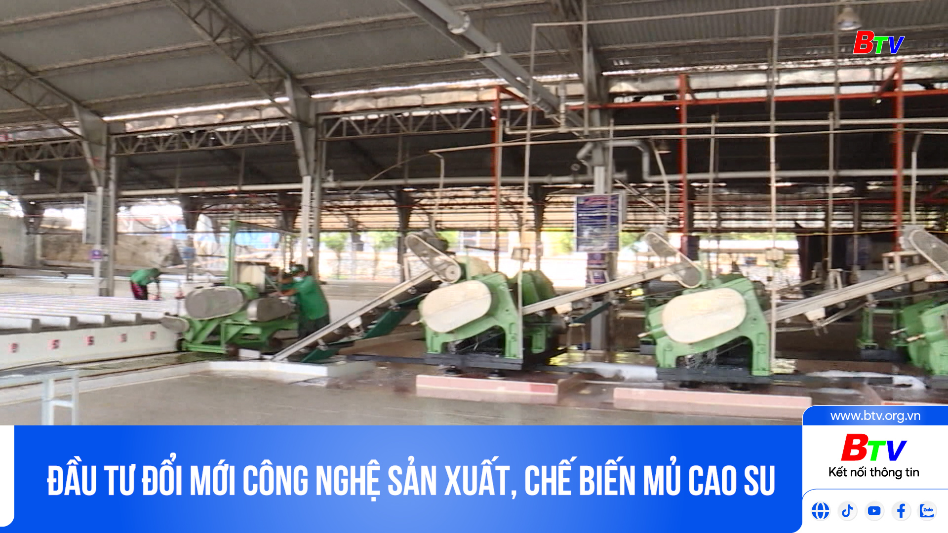 Đầu tư đổi mới công nghệ sản xuất, chế biến mủ cao su