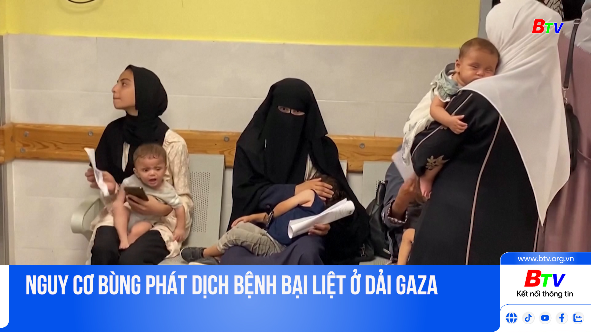 Nguy cơ bùng phát dịch bệnh bại liệt ở dải Gaza