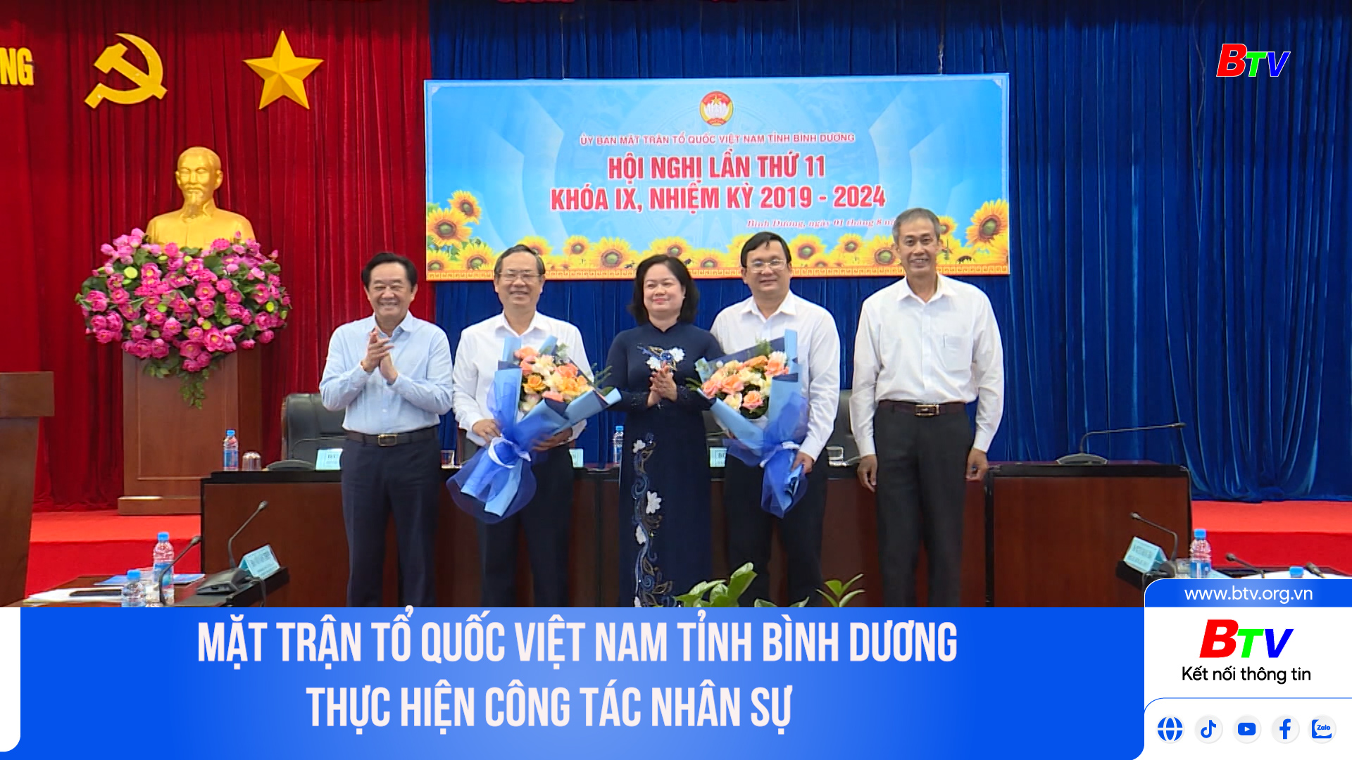 Mặt trận Tổ quốc Việt Nam tỉnh Bình Dương thực hiện công tác nhân sự