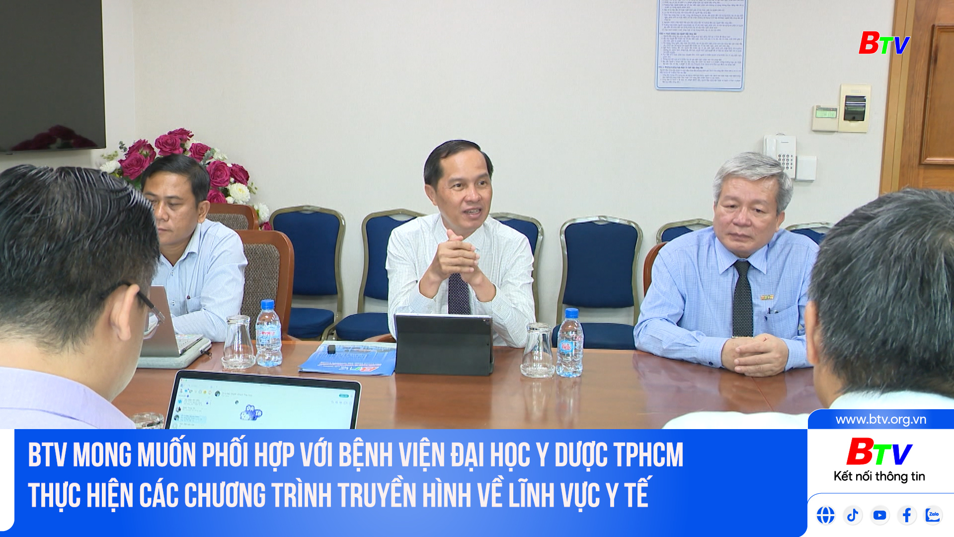 BTV mong muốn phối hợp với Bệnh viện Đại học Y dược TP.HCM thực hiện các chương trình truyền hình về lĩnh vực y tế