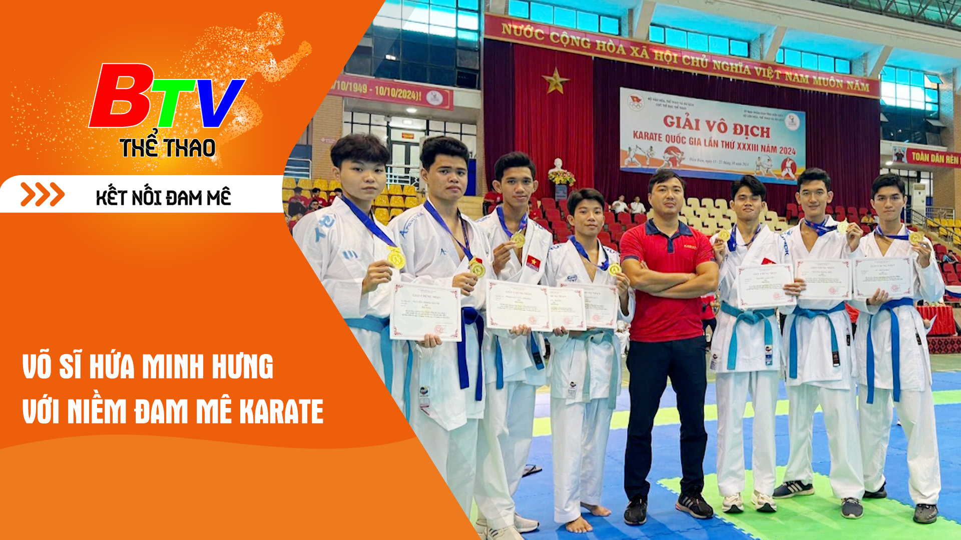 Võ sĩ Hứa Minh Hưng với niềm đam mê Karate