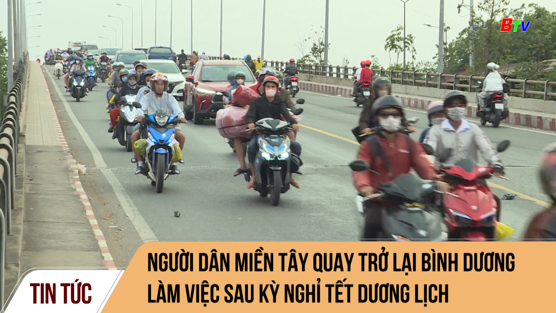 Người dân miền Tây quay trở lại Bình Dương làm việc sau kỳ nghỉ tết Dương lịch