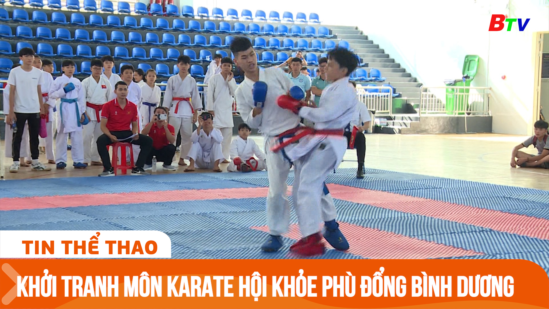 Khởi tranh môn Karate Hội khỏe Phù Đổng tỉnh Bình Dương năm học 2023/2024 | Tin Thể thao 24h