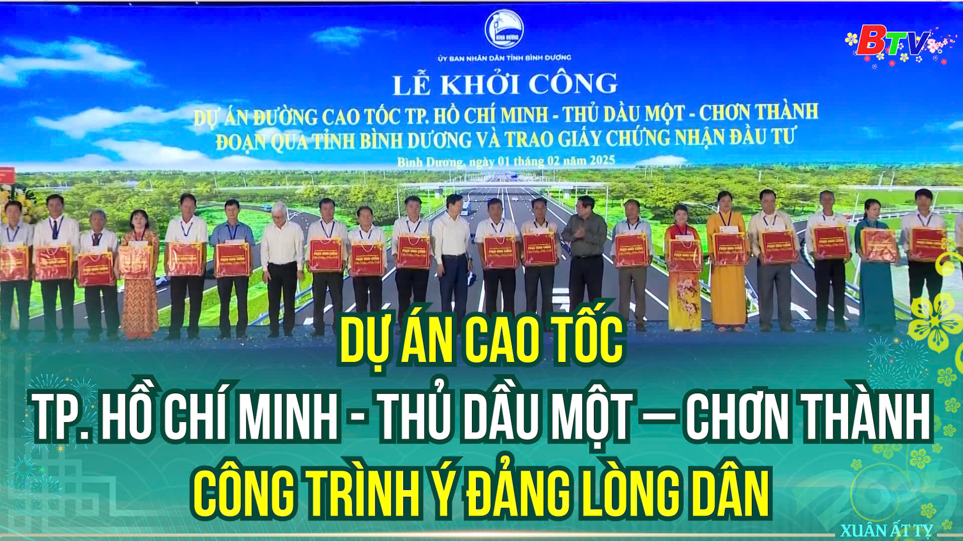 Dự án cao tốc TP. HCM - Thủ Dầu Một - Chơn Thành công trình ý đảng lòng dân