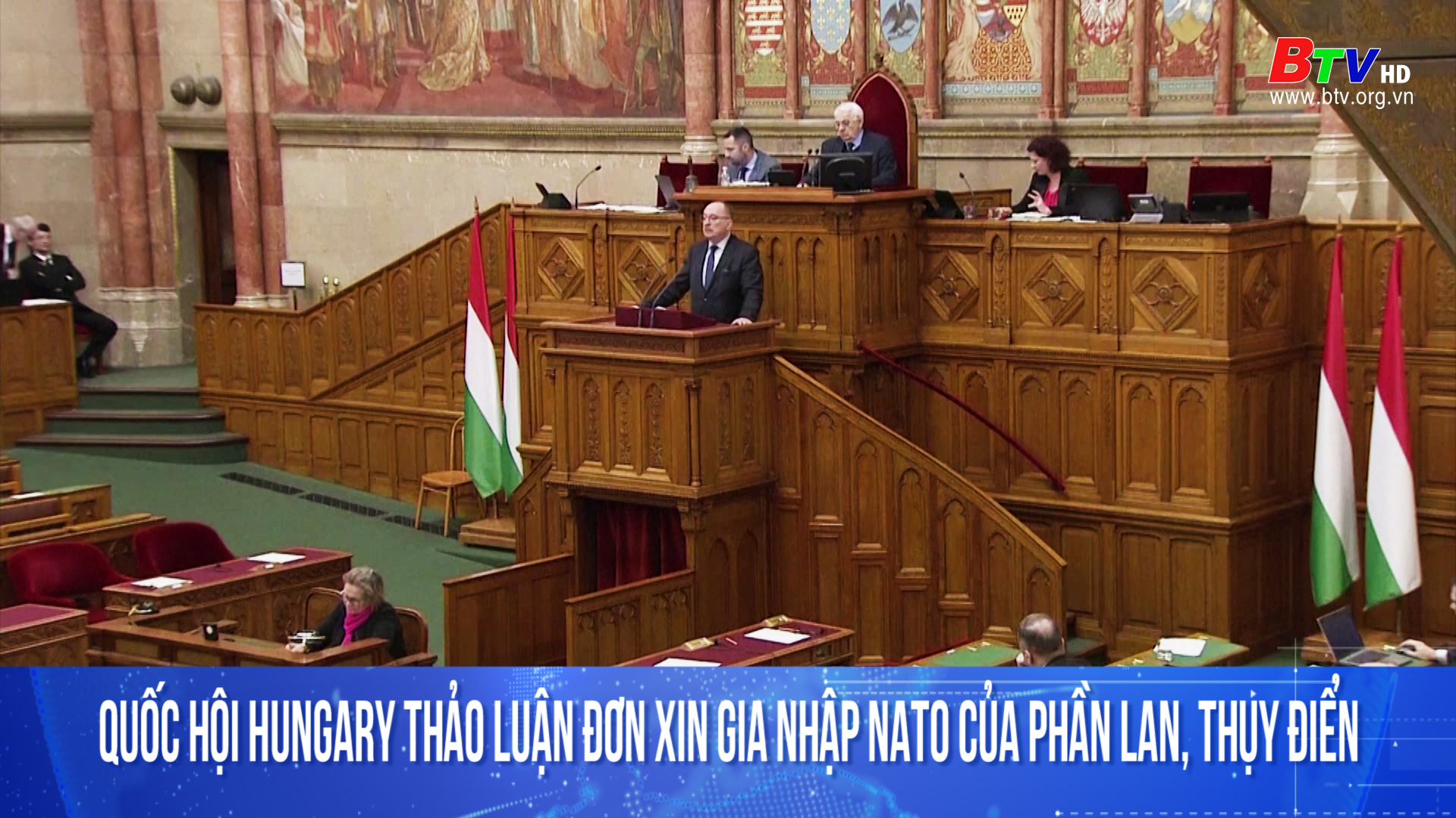Quốc hội Hungary thảo luận đơn xin gia nhập NATO của Phần Lan, Thụy Điển