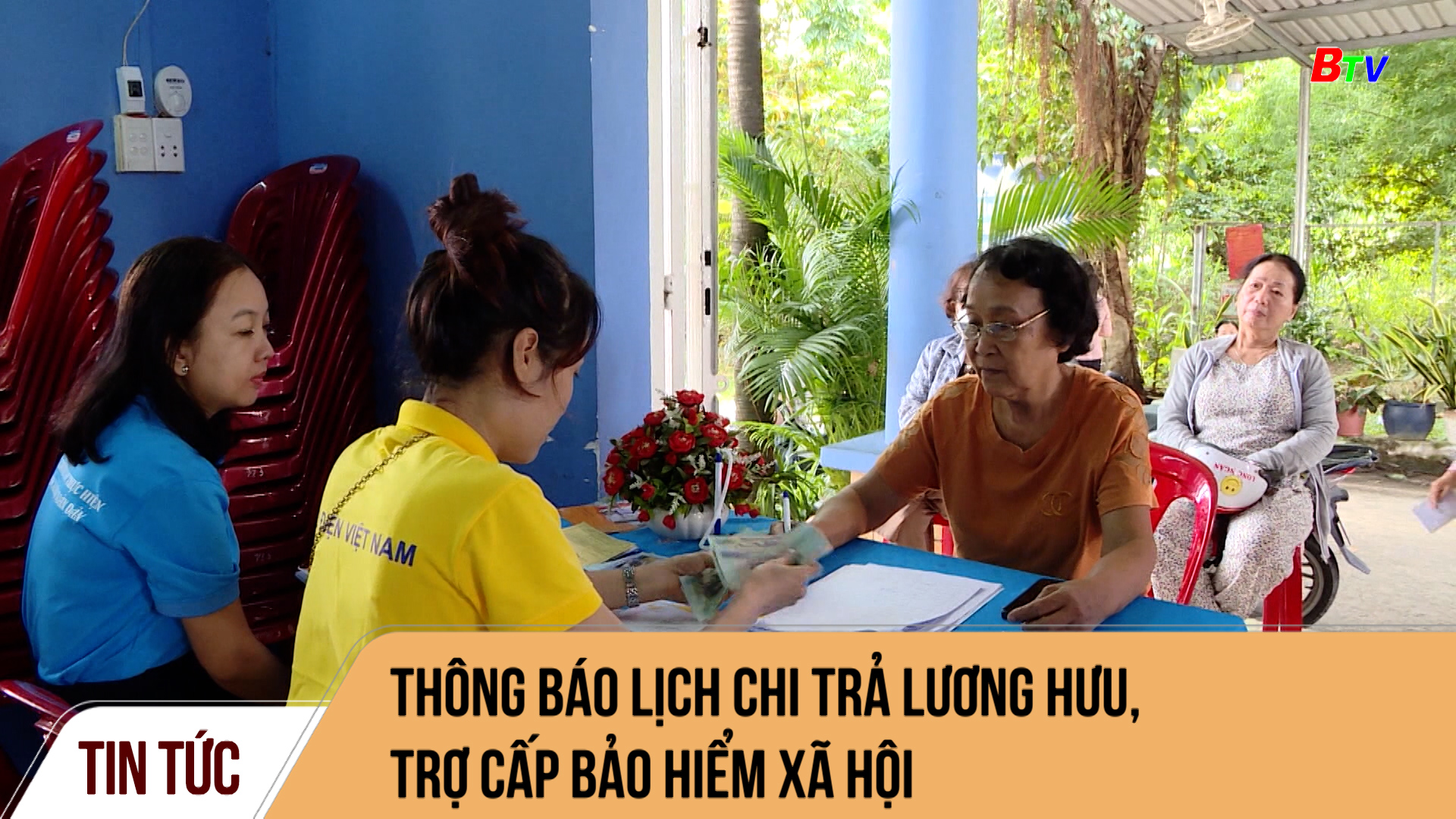 Thông báo lịch chi trả lương hưu, trợ cấp bảo hiểm xã hội