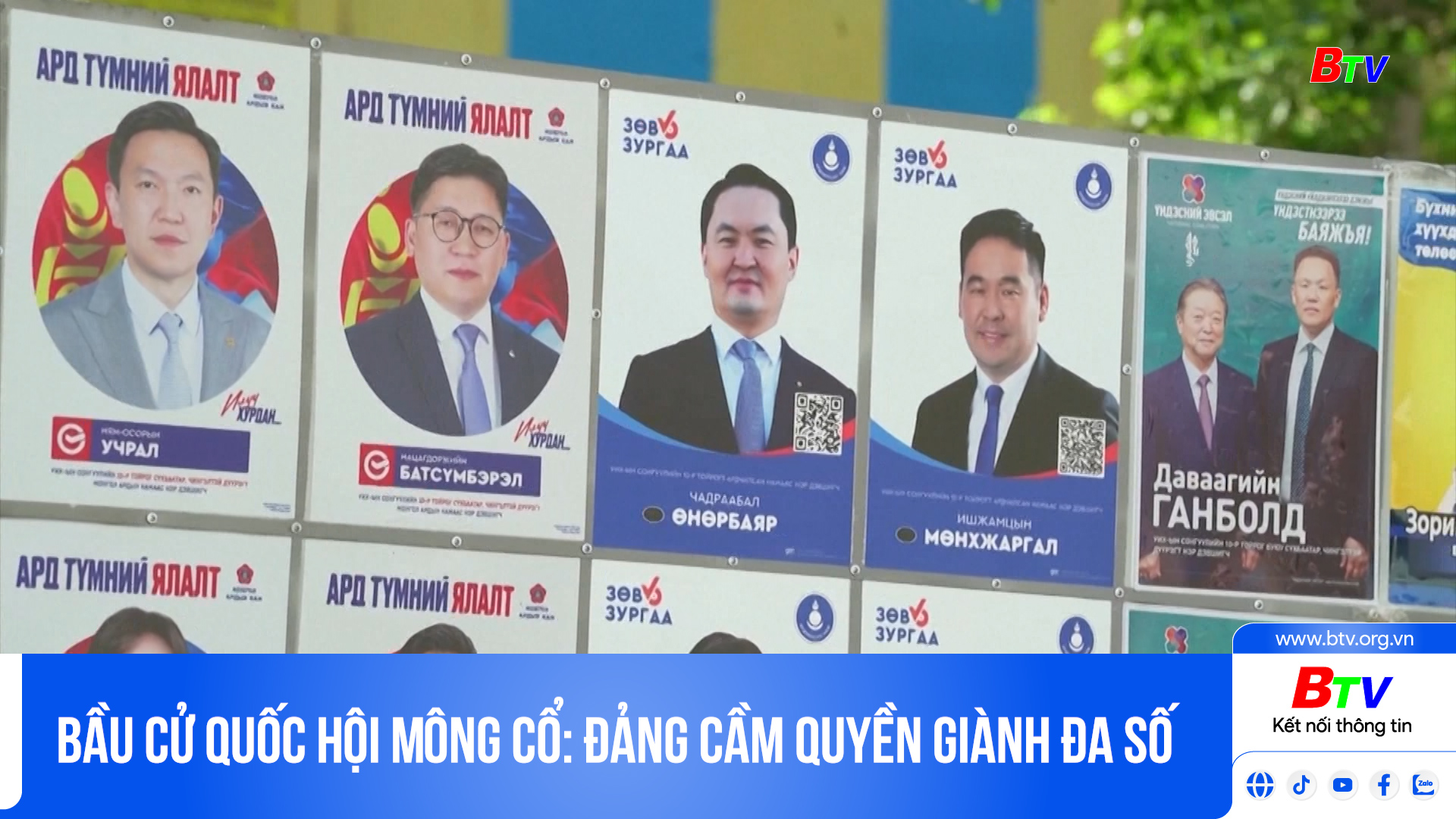 Bầu cử Quốc hội Mông Cổ: đảng cầm quyền giành đa số