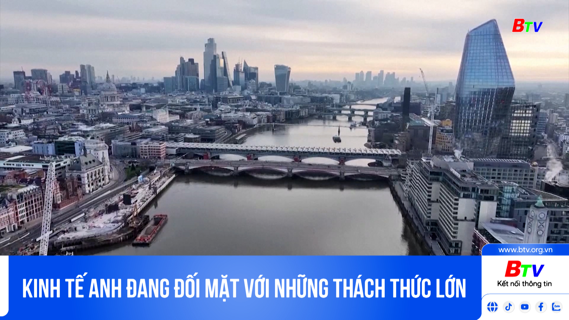 Kinh tế Anh đang đối mặt với những thách thức lớn