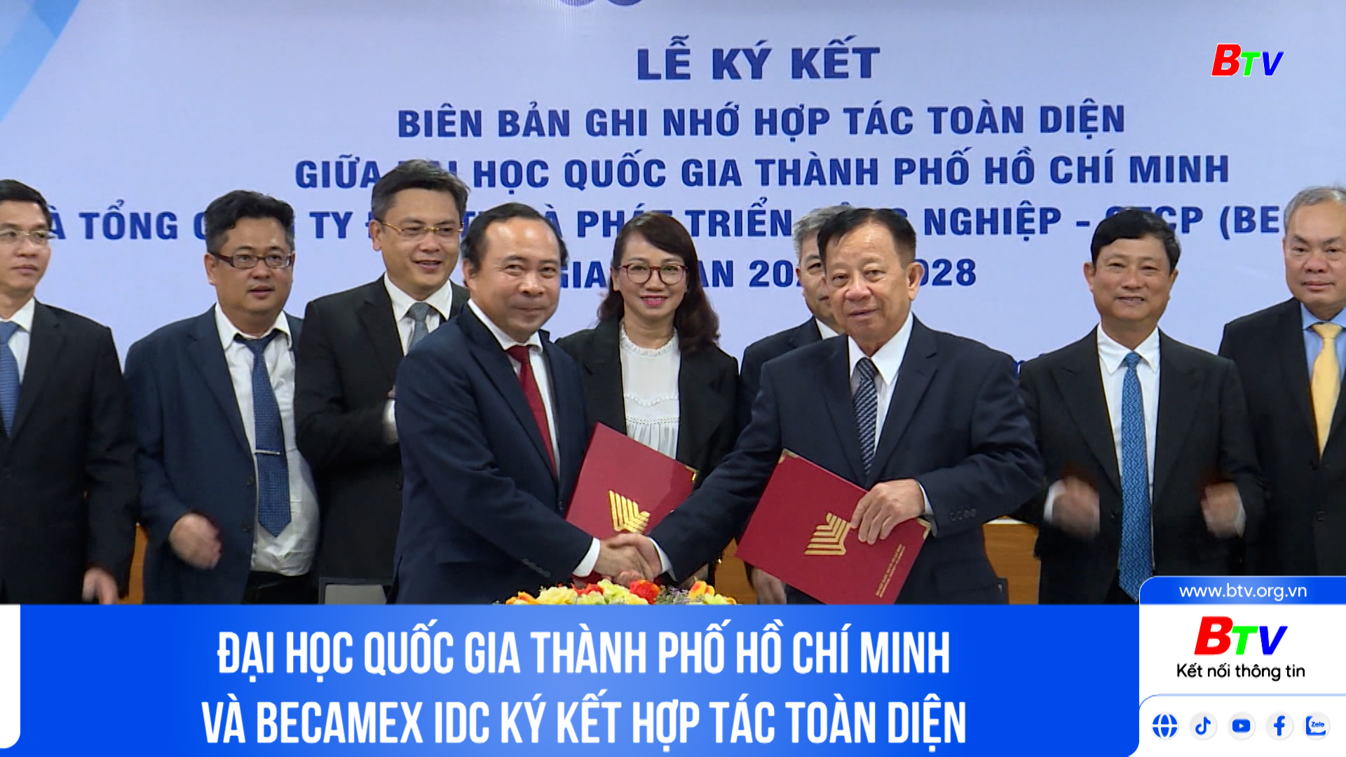 Đại học Quốc gia thành phố Hồ Chí Minh và Becamex IDC ký kết hợp tác toàn diện