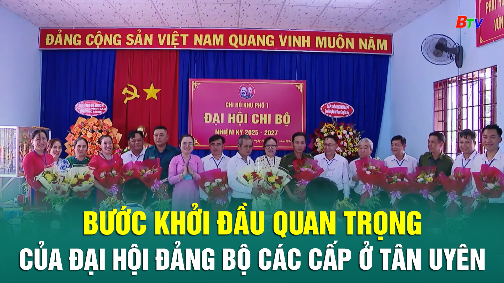 Bước khởi đầu quan trọng của Đại hội Đảng bộ các cấp ở Tân Uyên