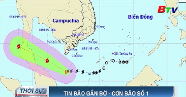 Tin bão gần bờ - Cơn bão số 1