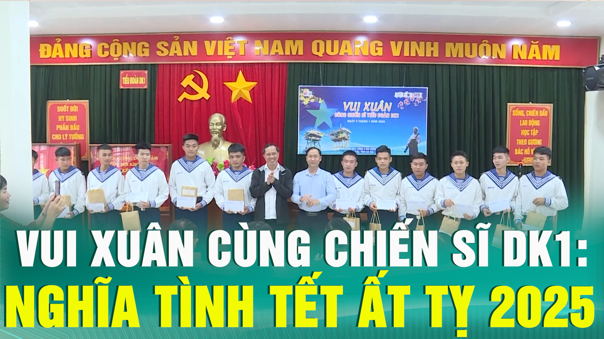 Vui xuân cùng chiến sĩ DK1: Nghĩa tình Tết Ất Tỵ 2025