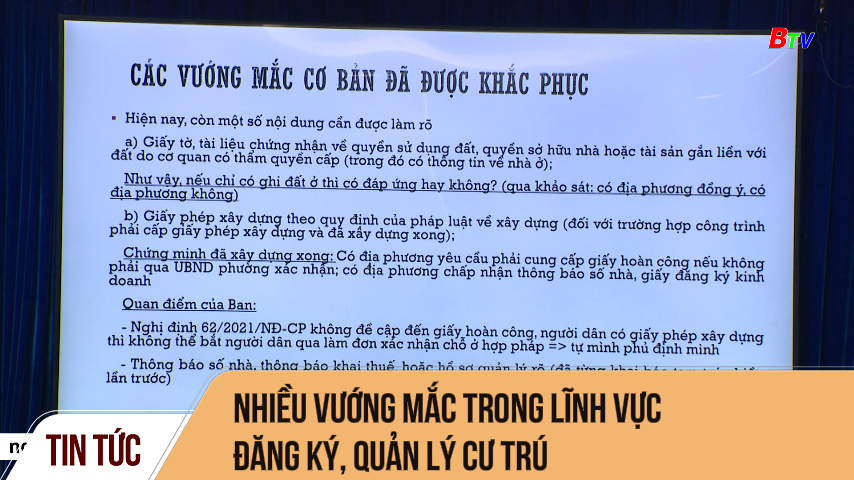 Nhiều vướng mắc trong lĩnh vực đăng ký, quản lý cư trú