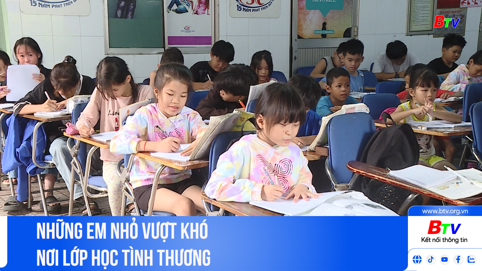 Những em nhỏ vượt khó nơi lớp học tình thương