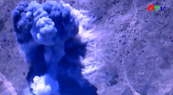 Nga bắn tên lửa có thể mang đầu đạn hạt nhân phá hủy mục tiêu