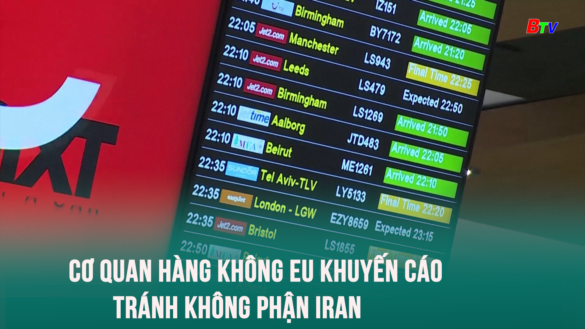 Cơ quan hàng không EU khuyến cáo tránh không phận Iran