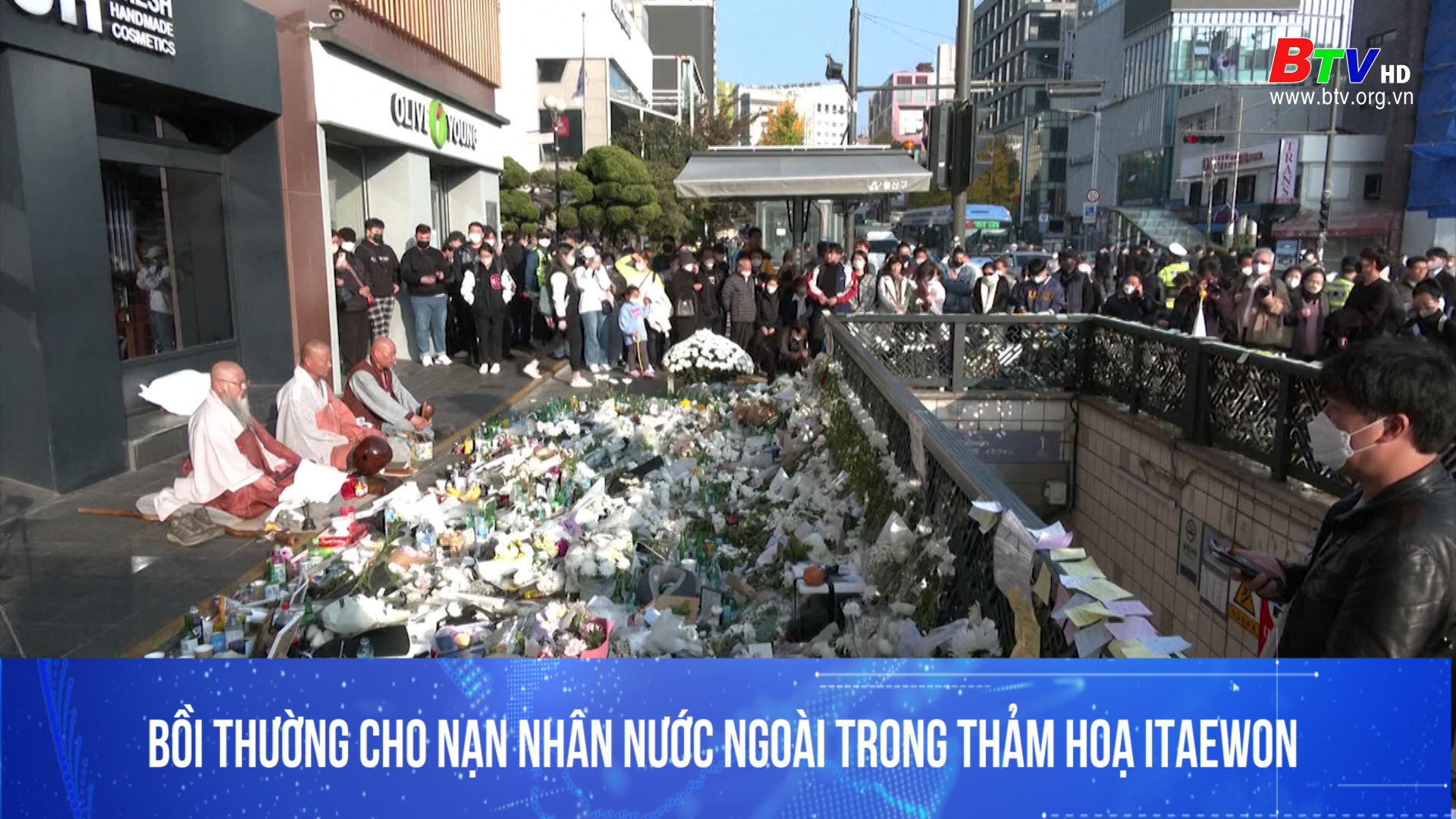 Bồi thường cho nạn nhân nước ngoài trong thảm họa Itaewon