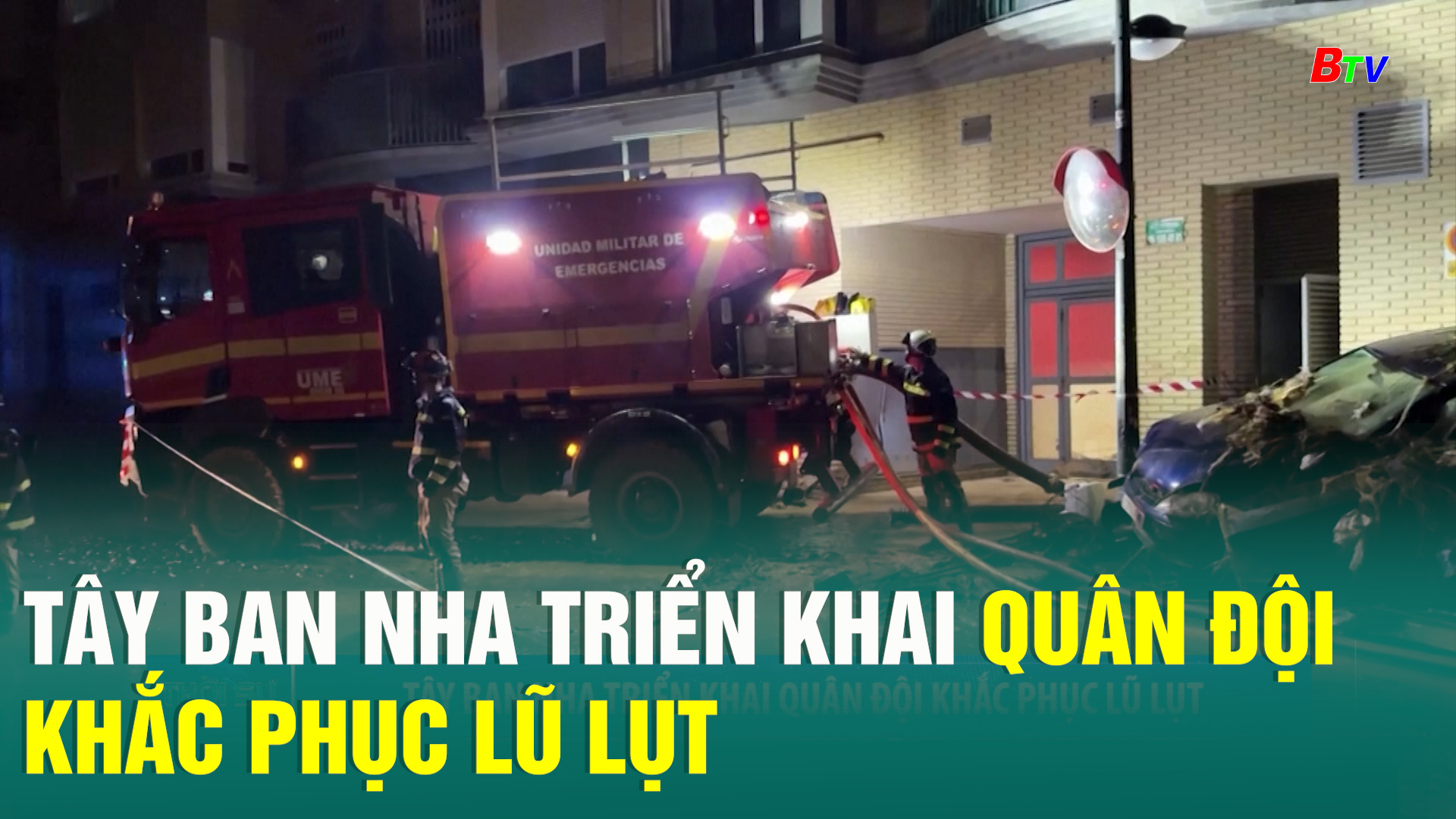 Tây Ban Nha triển khai quân đội khắc phục lũ lụt