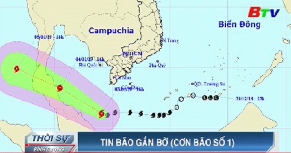 820 tàu cá ở Cà Mau đang di chuyển vào bờ do ảnh hưởng của cơn bão số 1