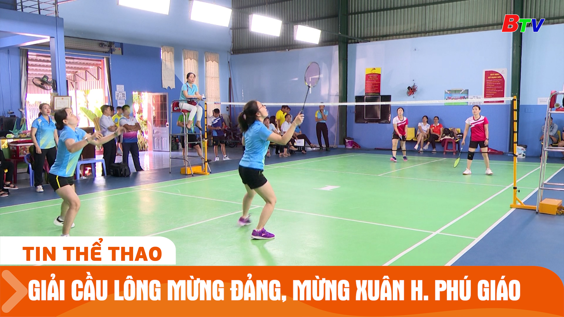 Giải cầu lông mừng Đảng, mừng Xuân huyện Phú Giáo | Tin Thể thao 24h