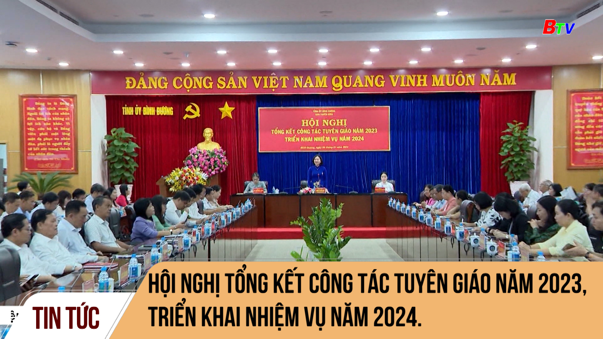 Hội nghị tổng kết công tác Tuyên giáo năm 2023, triển khai nhiệm vụ năm 2024