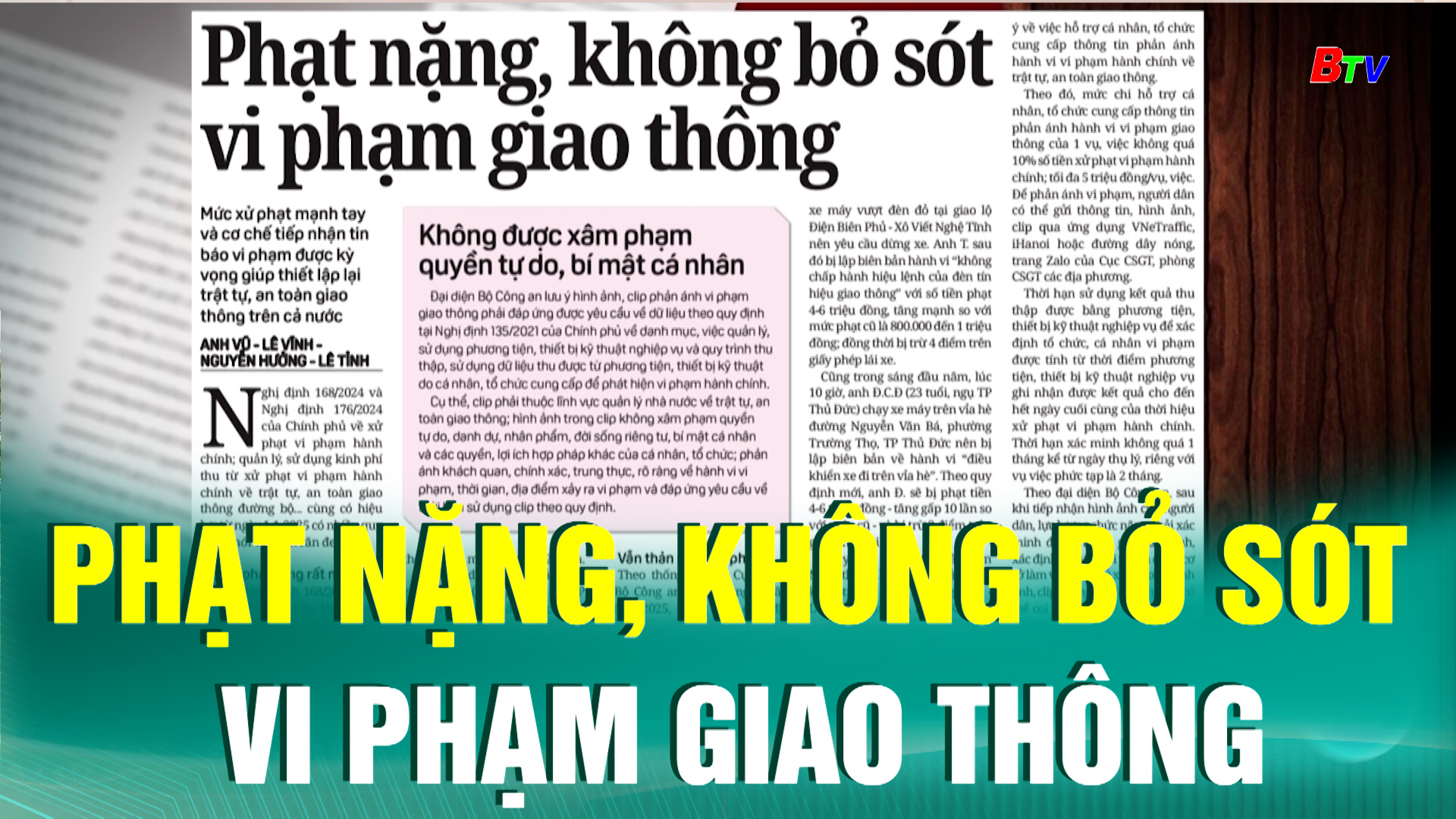 Phạt nặng, không bỏ sót vi phạm giao thông