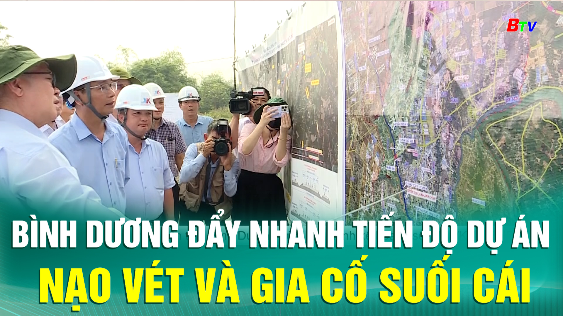 Bình Dương đẩy nhanh tiến độ dự án nạo vét và gia cố Suối Cái