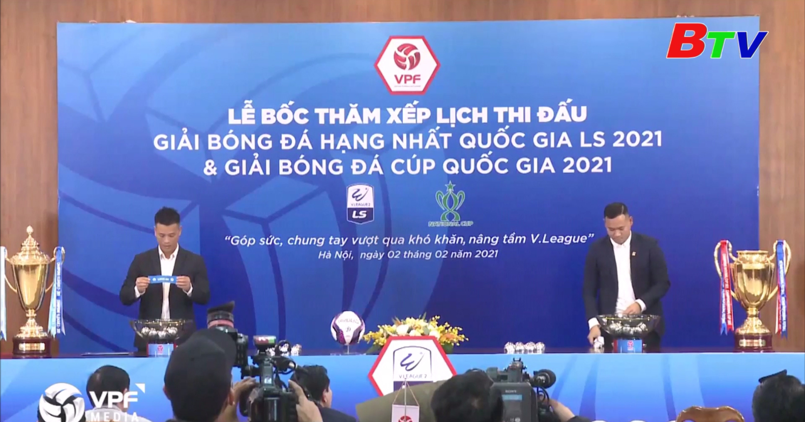 Bốc thăm, xếp lịch thi đấu Giải Hạng nhất Quốc gia 2021 và Cúp Quốc gia 2021