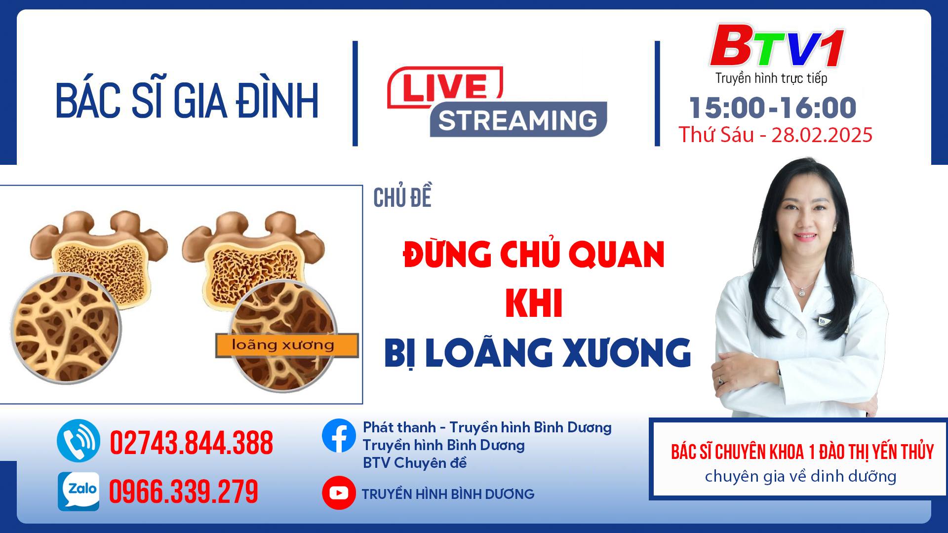 Đừng chủ quan khi bị loãng xương | Bác sĩ gia đình