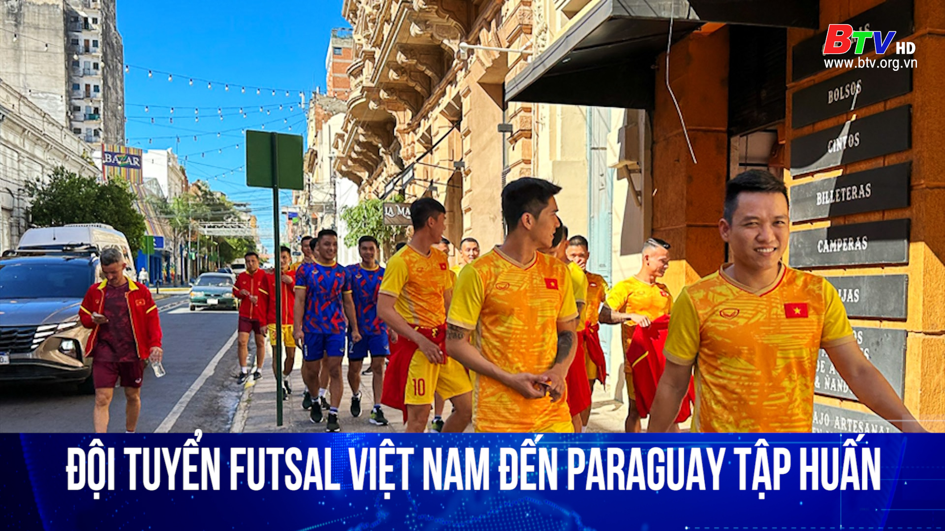 Đội tuyển Futsal Việt Nam đến Paraguay tập huấn