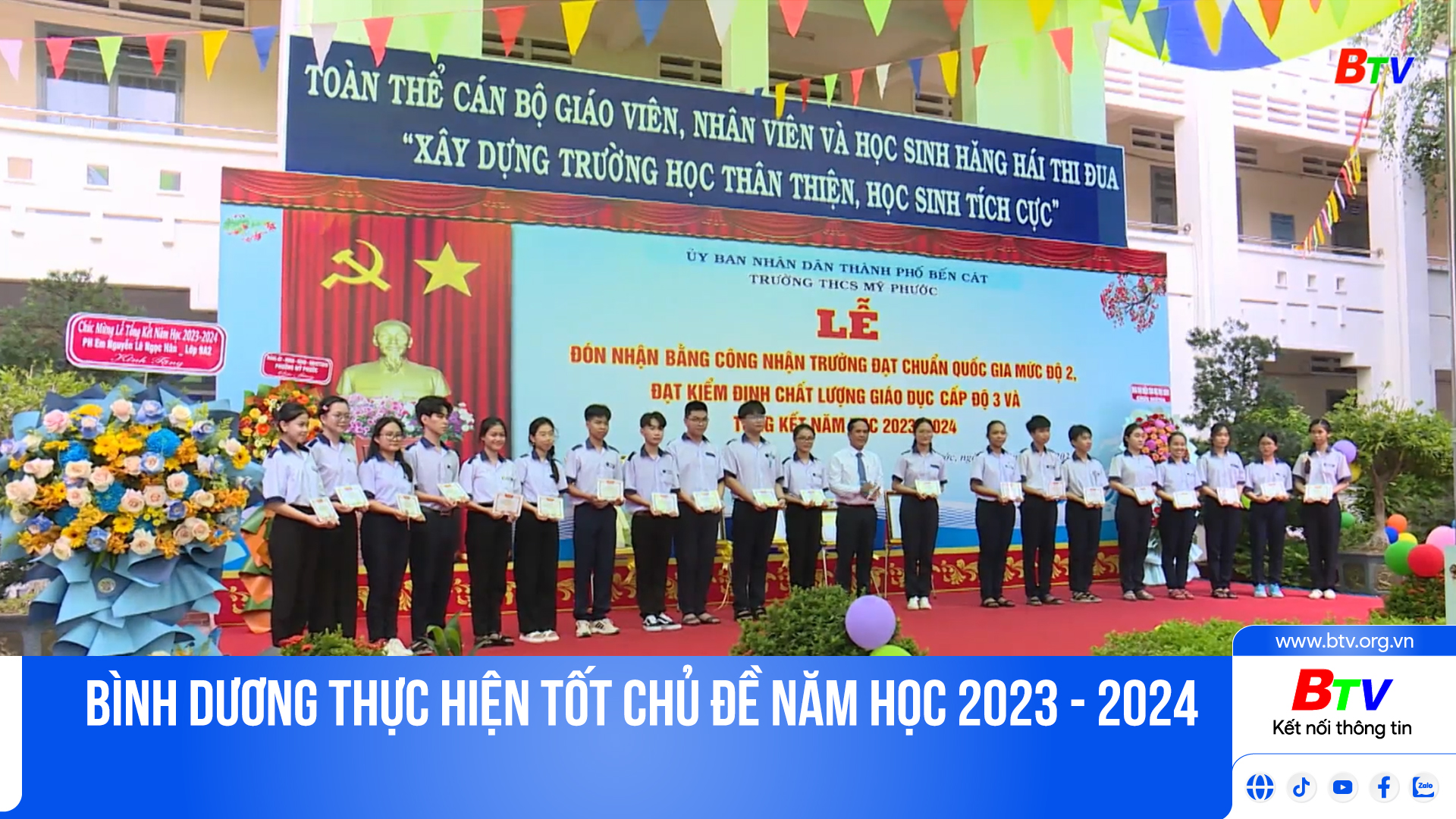 Bình Dương thực hiện tốt chủ đề năm học 2023 - 2024