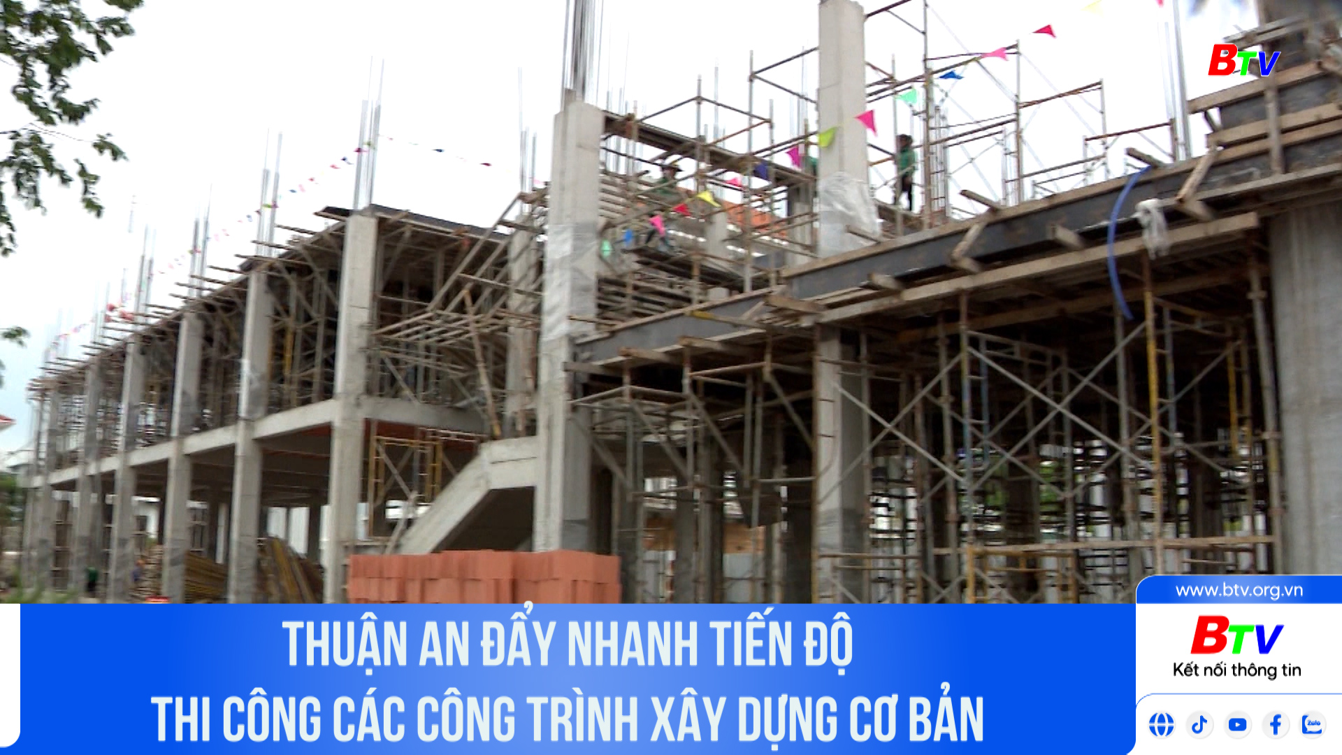 Thuận An đẩy nhanh tiến độ thi công các công trình xây dựng cơ bản