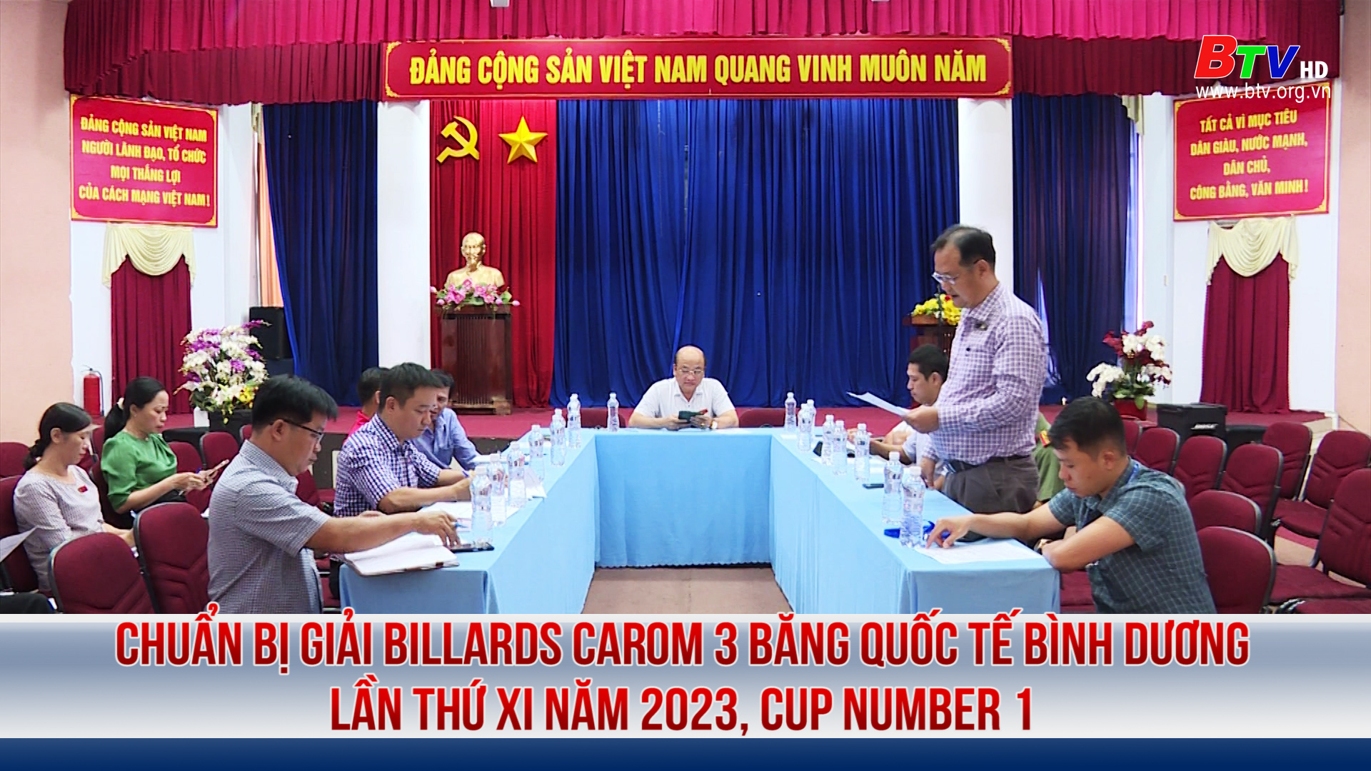 Chuẩn bị giải Billards Carom 3 băng quốc tế Bình Dương lần thứ XI năm 2023, Cup Number 1