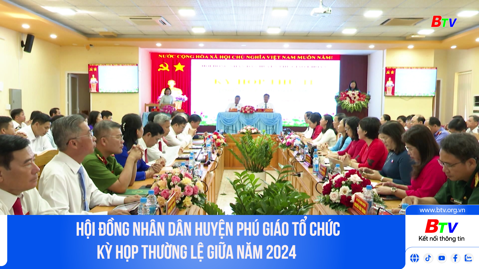 Hội đồng nhân dân huyện Phú Giáo tổ chức kỳ họp thường lệ giữa năm 2024