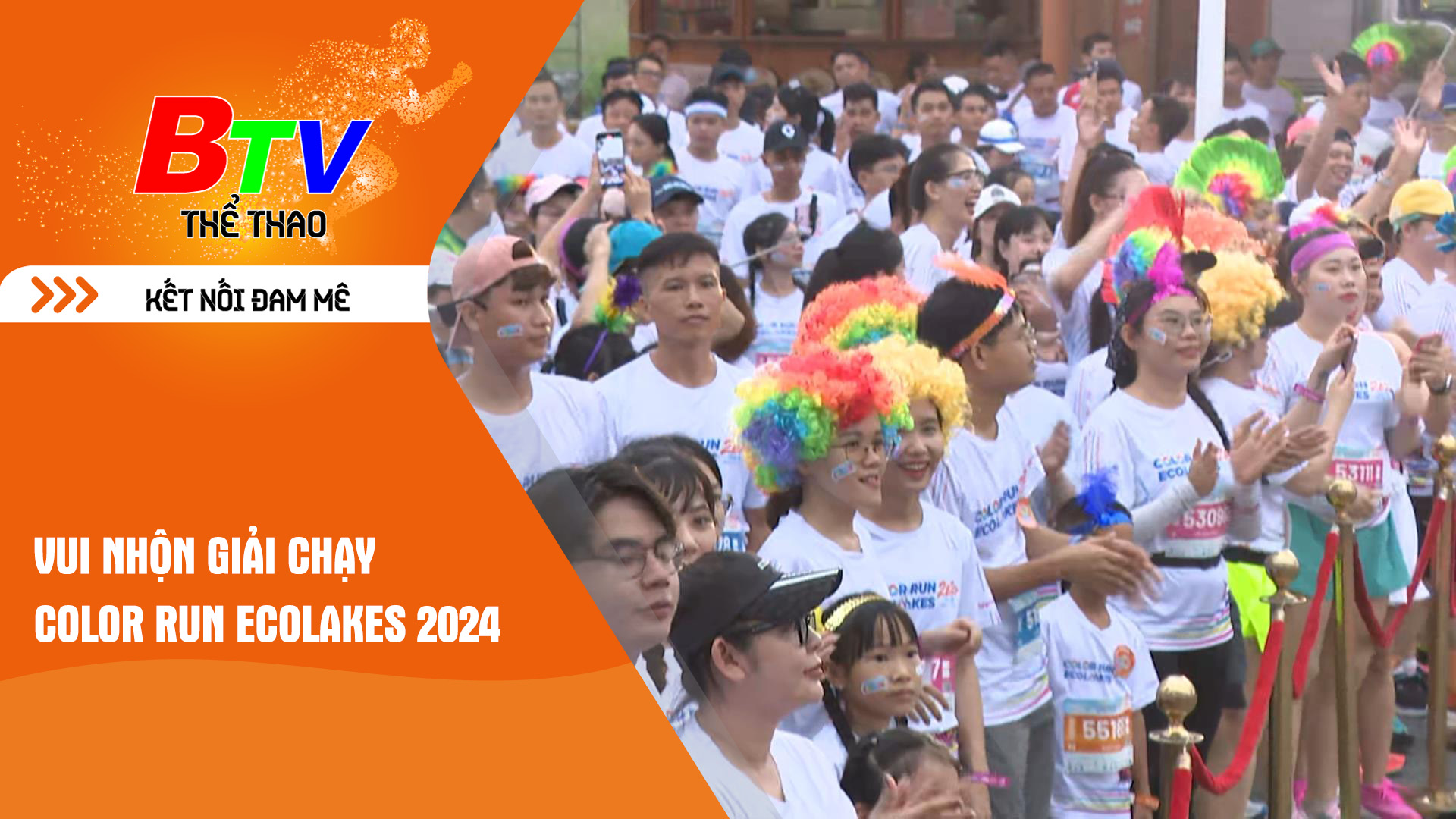 Vui nhộn giải chạy Color Run EcoLakes 2024 | Tin Thể thao 24H