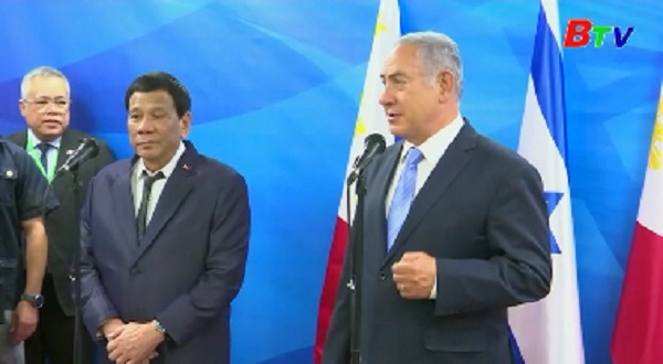 Thăm Israel, tổng thống Philippines tìm nguồn thay thế vũ khí Mỹ